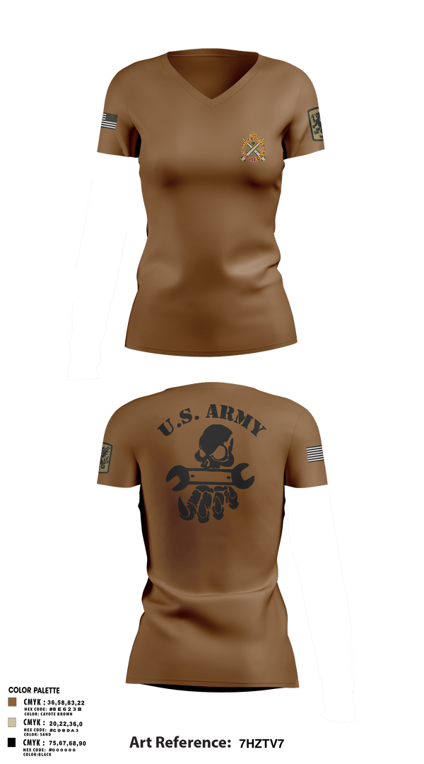 Womens Short Sleeve Vneck Shirt, 411TH CBRN COMPANY411TH CBRN COMPANY411TH CHEMICAL COMPANY, Army, Teamtime, Team time, sublimation, custom sports apparel, team uniforms, spirit wear, spiritwear, sports uniforms, custom shirts, team store, custom team store, fundraiser sports, apparel fundraiser