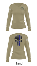 BROWARD SHERIFF EXPLORERS 82961941 Women's Long Sleeve V-neck Shirt - 92