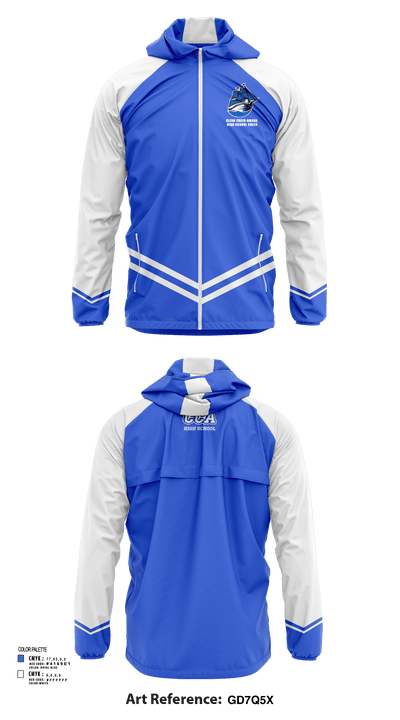 Clear Creek-Amana High School Cheer 95577848 Windbreaker - 121