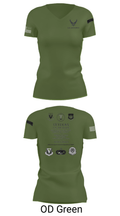 Ramstein AGE 81077227 Women's Short Sleeve V-neck Shirt - 48