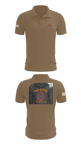 Short Sleeve Performance Polo, FMS Moore, Army, Teamtime, Team time, sublimation, custom sports apparel, team uniforms, spirit wear, spiritwear, sports uniforms, custom shirts, team store, custom team store, fundraiser sports, apparel fundraiser