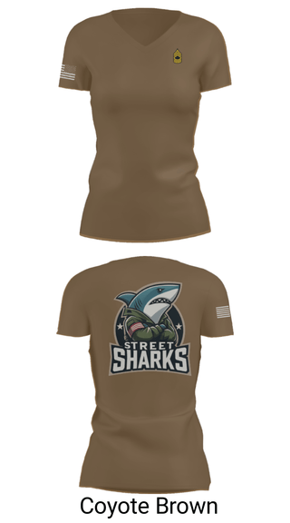 Womens Short Sleeve Vneck Shirt, Pearl City Army Recruiting Station, Army, Teamtime, Team time, sublimation, custom sports apparel, team uniforms, spirit wear, spiritwear, sports uniforms, custom shirts, team store, custom team store, fundraiser sports, apparel fundraiser