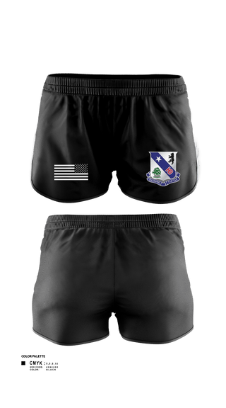 Womens Shorts, 3-360th TSBn, Army, Teamtime, Team time, sublimation, custom sports apparel, team uniforms, spirit wear, spiritwear, sports uniforms, custom shirts, team store, custom team store, fundraiser sports, apparel fundraiser
