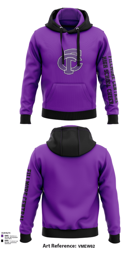 Hoodie, Fillmore Central High School Cheer, Cheer, Teamtime, Team time, sublimation, custom sports apparel, team uniforms, spirit wear, spiritwear, sports uniforms, custom shirts, team store, custom team store, fundraiser sports, apparel fundraiser