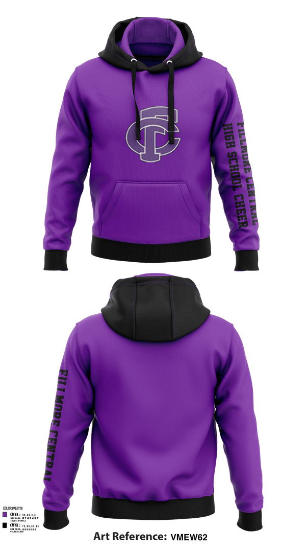 Hoodie, Fillmore Central High School Cheer, Cheer, Teamtime, Team time, sublimation, custom sports apparel, team uniforms, spirit wear, spiritwear, sports uniforms, custom shirts, team store, custom team store, fundraiser sports, apparel fundraiser
