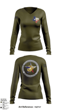 Goodfellow AFB MCD 8795837 Women's Long Sleeve V-neck Shirt - 121