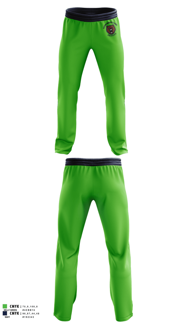 Sweatpants, Clover Garden School Grizzlies, Spirit Store, Teamtime, Team time, sublimation, custom sports apparel, team uniforms, spirit wear, spiritwear, sports uniforms, custom shirts, team store, custom team store, fundraiser sports, apparel fundraiser