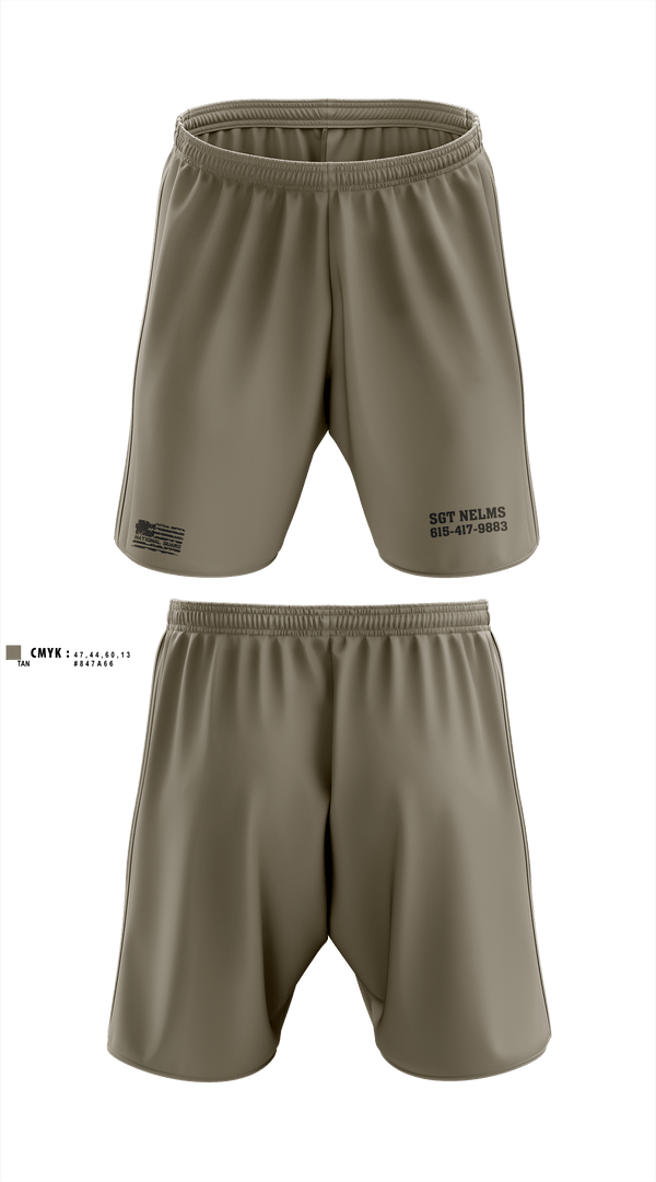 Athletic Shorts With Pockets, SGT Nelms, National Guard, Teamtime, Team time, sublimation, custom sports apparel, team uniforms, spirit wear, spiritwear, sports uniforms, custom shirts, team store, custom team store, fundraiser sports, apparel fundraiser