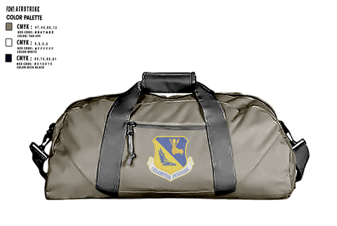 Duffle Bag, 374 Airlift Wing, Air Force, Teamtime, Team time, sublimation, custom sports apparel, team uniforms, spirit wear, spiritwear, sports uniforms, custom shirts, team store, custom team store, fundraiser sports, apparel fundraiser
