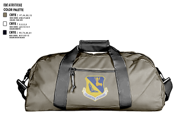 Duffle Bag, 374 Airlift Wing, Air Force, Teamtime, Team time, sublimation, custom sports apparel, team uniforms, spirit wear, spiritwear, sports uniforms, custom shirts, team store, custom team store, fundraiser sports, apparel fundraiser