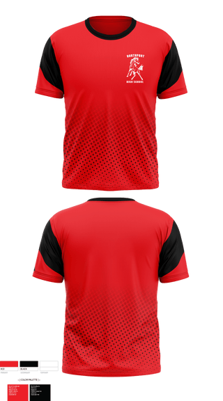 Short Sleeve Performance Shirt, Northport High School, Spirit Store, Teamtime, Team time, sublimation, custom sports apparel, team uniforms, spirit wear, spiritwear, sports uniforms, custom shirts, team store, custom team store, fundraiser sports, apparel fundraiser