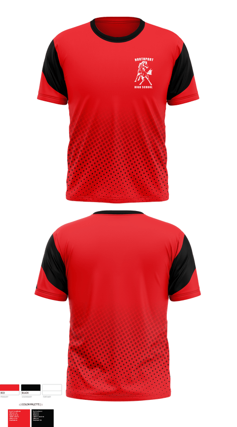 Short Sleeve Performance Shirt, Northport High School, Spirit Store, Teamtime, Team time, sublimation, custom sports apparel, team uniforms, spirit wear, spiritwear, sports uniforms, custom shirts, team store, custom team store, fundraiser sports, apparel fundraiser