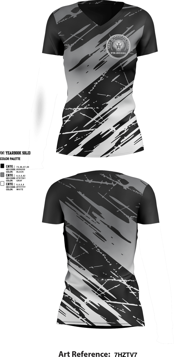 Womens Short Sleeve Vneck Shirt, wildcats, , Teamtime, Team time, sublimation, custom sports apparel, team uniforms, spirit wear, spiritwear, sports uniforms, custom shirts, team store, custom team store, fundraiser sports, apparel fundraiser