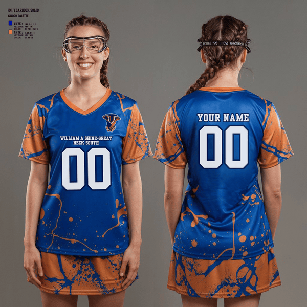 Womens Lacrosse Jersey, William A Shine-Great Neck South High School Lacrosse, Women's Lacrosse, Teamtime, Team time, sublimation, custom sports apparel, team uniforms, spirit wear, spiritwear, sports uniforms, custom shirts, team store, custom team store, fundraiser sports, apparel fundraiser