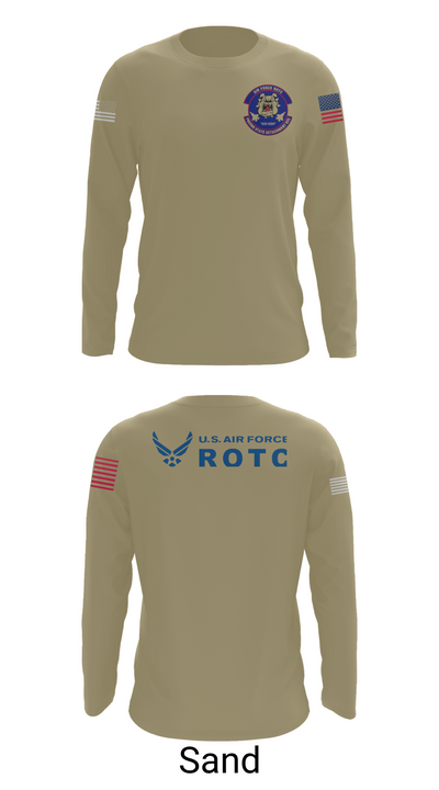 Detachment 035 78200386 Long Sleeve Performance Shirt 85