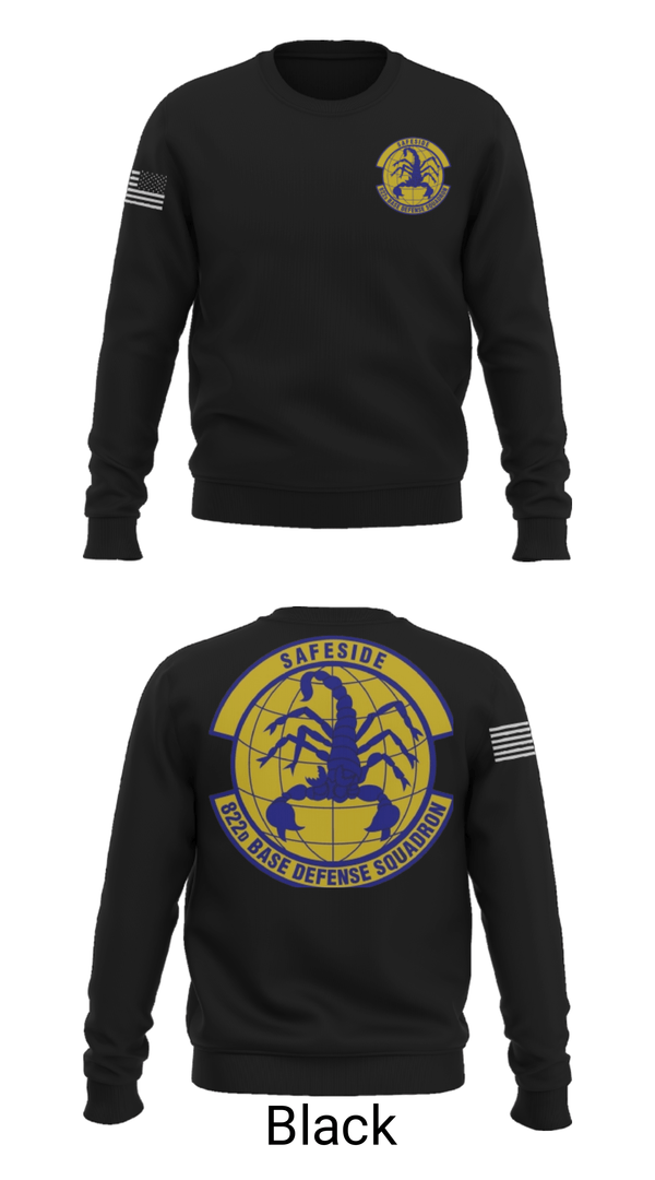 Crew Neck Sweatshirt, Safeside, Air Force, Teamtime, Team time, sublimation, custom sports apparel, team uniforms, spirit wear, spiritwear, sports uniforms, custom shirts, team store, custom team store, fundraiser sports, apparel fundraiser