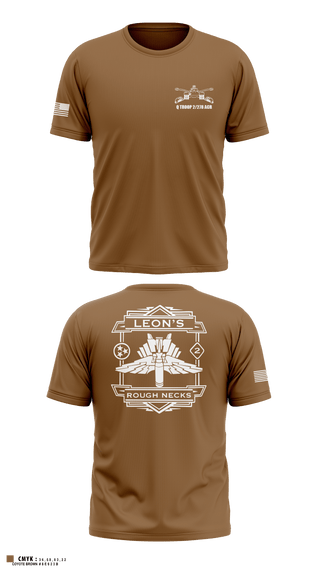 Old School Cotton Feel Shirt, Q TROOP 2/278 ACR, National Guard, Teamtime, Team time, sublimation, custom sports apparel, team uniforms, spirit wear, spiritwear, sports uniforms, custom shirts, team store, custom team store, fundraiser sports, apparel fundraiser