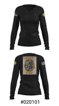 B Co 404th ASB 81436788 Women's Long Sleeve V-neck Shirt - 20