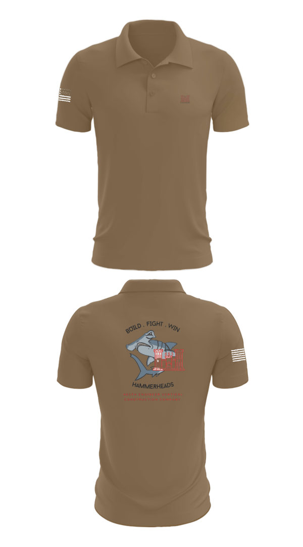 Short Sleeve Performance Polo, 465 EVCC, Army, Teamtime, Team time, sublimation, custom sports apparel, team uniforms, spirit wear, spiritwear, sports uniforms, custom shirts, team store, custom team store, fundraiser sports, apparel fundraiser