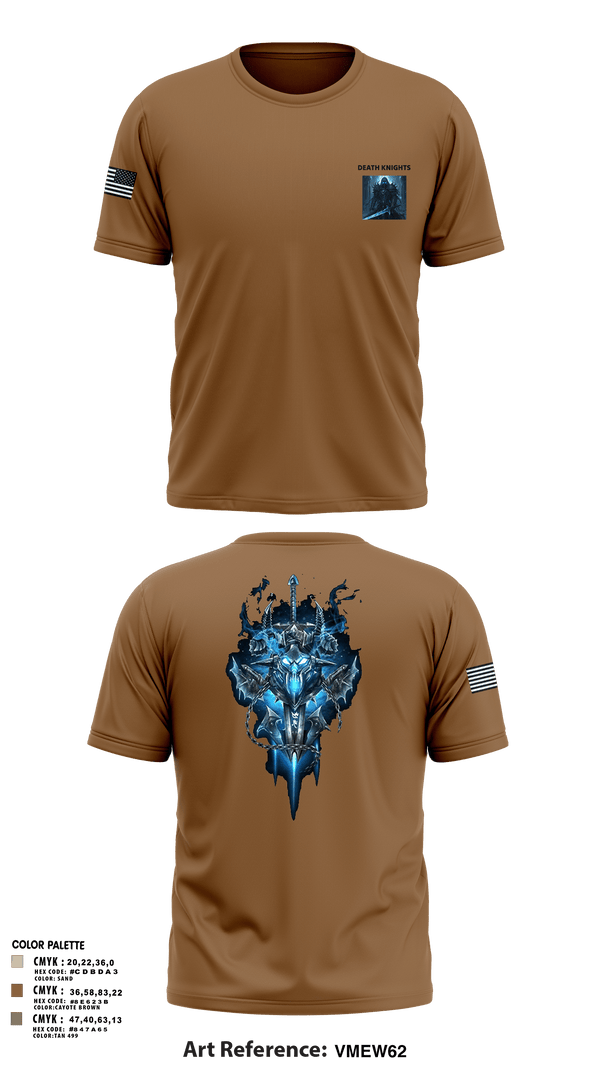 Old School Cotton Feel Shirt, Death Knights, Army, Teamtime, Team time, sublimation, custom sports apparel, team uniforms, spirit wear, spiritwear, sports uniforms, custom shirts, team store, custom team store, fundraiser sports, apparel fundraiser