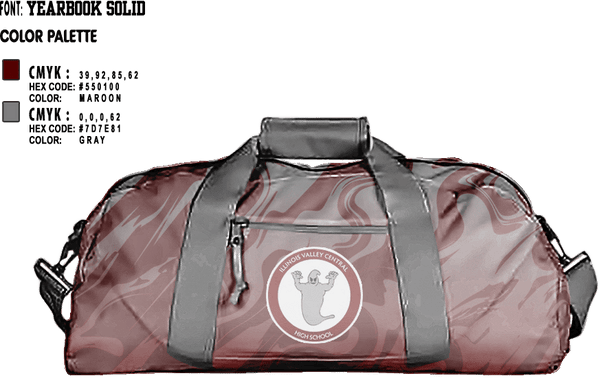 Duffle Bag, Illinois Valley Central High School Golf, Golf, Teamtime, Team time, sublimation, custom sports apparel, team uniforms, spirit wear, spiritwear, sports uniforms, custom shirts, team store, custom team store, fundraiser sports, apparel fundraiser
