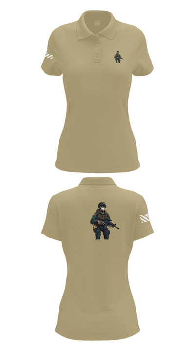 3d lsb 39792160 Women's Short Sleeve Performance Polo  - 95