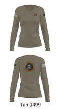 Battle Space Surveillance Company 88540160 Women's Long Sleeve V-neck Shirt - 77