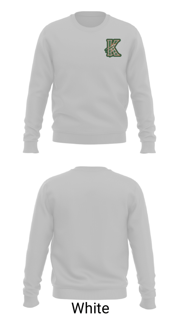 Crew Neck Sweatshirt, Kentland, Football, Teamtime, Team time, sublimation, custom sports apparel, team uniforms, spirit wear, spiritwear, sports uniforms, custom shirts, team store, custom team store, fundraiser sports, apparel fundraiser