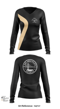 Fly media 62249029 Women's Long Sleeve V-neck Shirt - 107
