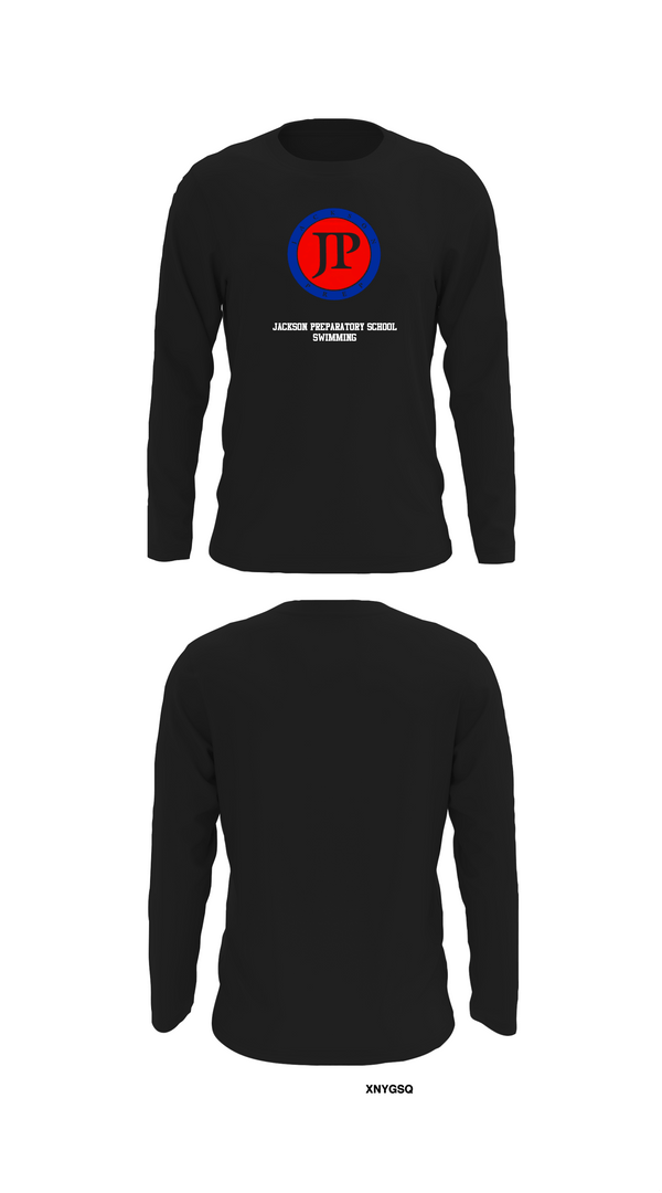 Long Sleeve Performance Shirt, Jackson Preparatory School Swimming, Swimming, Teamtime, Team time, sublimation, custom sports apparel, team uniforms, spirit wear, spiritwear, sports uniforms, custom shirts, team store, custom team store, fundraiser sports, apparel fundraiser