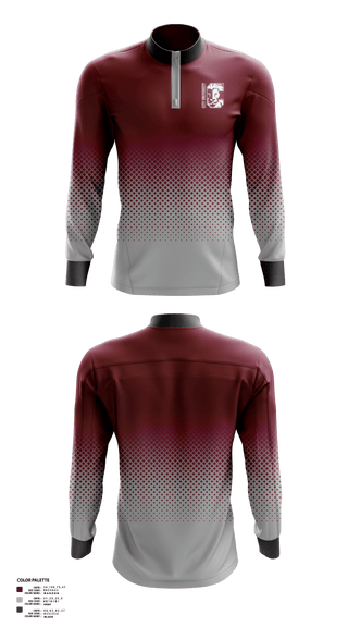 Quarter Zip Jacket, City University School of Liberal Arts Basketball, Women's Basketball, Teamtime, Team time, sublimation, custom sports apparel, team uniforms, spirit wear, spiritwear, sports uniforms, custom shirts, team store, custom team store, fundraiser sports, apparel fundraiser