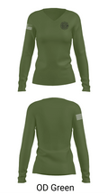 Ben Wheeler Fire 43777175 Women's Long Sleeve V-neck Shirt - 57