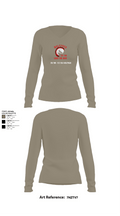 331 TRS / FLT 154 WOLFPACK 75262694 Women's Long Sleeve V-neck Shirt - 62