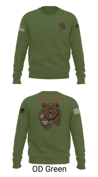 Crew Neck Sweatshirt, ECHO-88, , Teamtime, Team time, sublimation, custom sports apparel, team uniforms, spirit wear, spiritwear, sports uniforms, custom shirts, team store, custom team store, fundraiser sports, apparel fundraiser