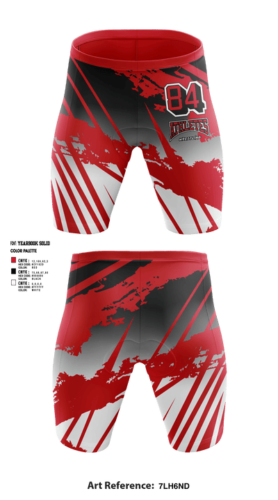 84 Athletes Wrestling 19067308 Men's Compression Shorts - 1