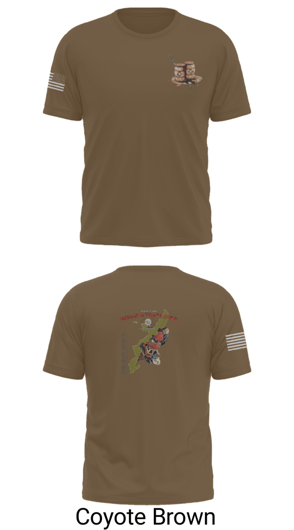 Old School Cotton Feel Shirt, 3rd G Co v2/8, Marines, Teamtime, Team time, sublimation, custom sports apparel, team uniforms, spirit wear, spiritwear, sports uniforms, custom shirts, team store, custom team store, fundraiser sports, apparel fundraiser