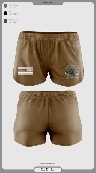 Womens Shorts, 478th CA BN (A), Army, Teamtime, Team time, sublimation, custom sports apparel, team uniforms, spirit wear, spiritwear, sports uniforms, custom shirts, team store, custom team store, fundraiser sports, apparel fundraiser