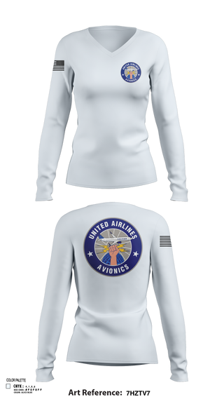 Womens Long Sleeve Vneck Shirt, 482FW, , Teamtime, Team time, sublimation, custom sports apparel, team uniforms, spirit wear, spiritwear, sports uniforms, custom shirts, team store, custom team store, fundraiser sports, apparel fundraiser