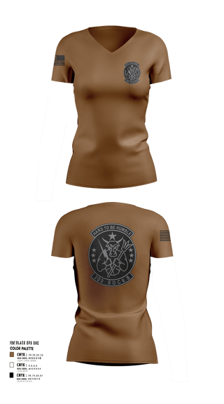 Women's Short Sleeve Vneck Shirt, 209th SOCES, , Teamtime, Team time, sublimation, custom sports apparel, team uniforms, spirit wear, spiritwear, sports uniforms, custom shirts, team store, custom team store, fundraiser sports, apparel fundraiser
