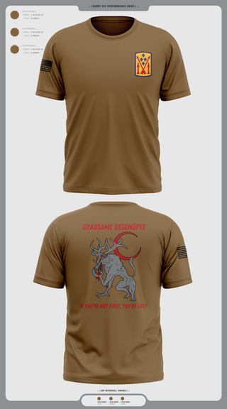Short Sleeve Performance Shirt, Bravo 1-57 ADAR, Army, Teamtime, Team time, sublimation, custom sports apparel, team uniforms, spirit wear, spiritwear, sports uniforms, custom shirts, team store, custom team store, fundraiser sports, apparel fundraiser
