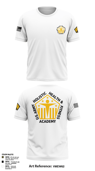 Old School Cotton Feel Shirt, U.S. Army Holistic Health & Fitness Academy, Army, Teamtime, Team time, sublimation, custom sports apparel, team uniforms, spirit wear, spiritwear, sports uniforms, custom shirts, team store, custom team store, fundraiser sports, apparel fundraiser