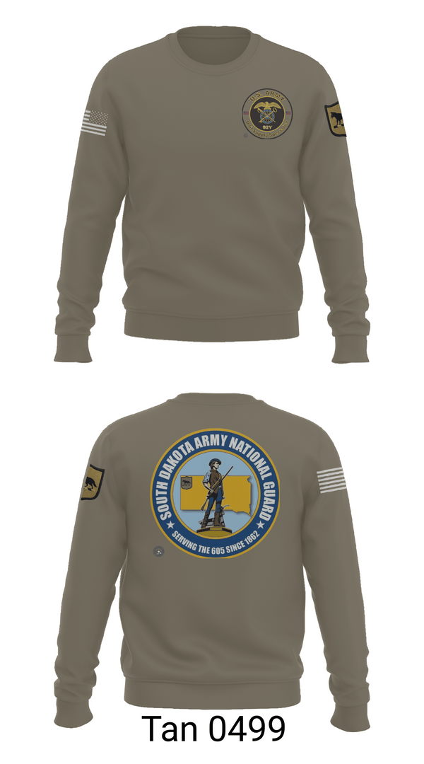 Crew Neck Sweatshirt, 235th MP CO, Army, Teamtime, Team time, sublimation, custom sports apparel, team uniforms, spirit wear, spiritwear, sports uniforms, custom shirts, team store, custom team store, fundraiser sports, apparel fundraiser