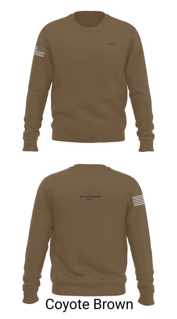 Crew Neck Sweatshirt, Shootingpoint, Army, Teamtime, Team time, sublimation, custom sports apparel, team uniforms, spirit wear, spiritwear, sports uniforms, custom shirts, team store, custom team store, fundraiser sports, apparel fundraiser