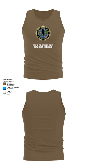 Tank Top, Center for Security Forces Detachment Chesapeake, Navy, Teamtime, Team time, sublimation, custom sports apparel, team uniforms, spirit wear, spiritwear, sports uniforms, custom shirts, team store, custom team store, fundraiser sports, apparel fundraiser