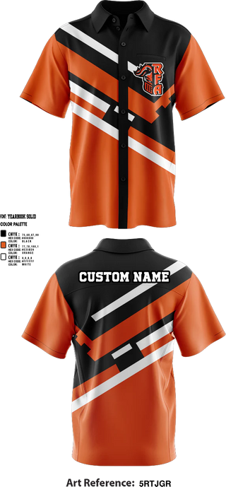 Short Sleeve Bowling Jersey, RFA, Bowling, Teamtime, Team time, sublimation, custom sports apparel, team uniforms, spirit wear, spiritwear, sports uniforms, custom shirts, team store, custom team store, fundraiser sports, apparel fundraiser