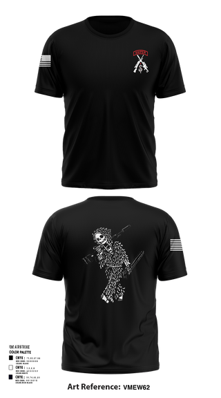Short Sleeve Performance Shirt, 2-5 CAV Snipers, Army, Teamtime, Team time, sublimation, custom sports apparel, team uniforms, spirit wear, spiritwear, sports uniforms, custom shirts, team store, custom team store, fundraiser sports, apparel fundraiser