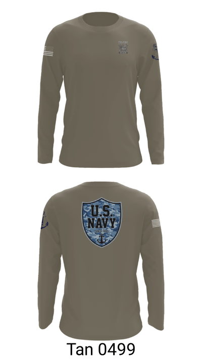 CVN 77 George HW Bus 94572783 Long Sleeve Performance Shirt - 37
