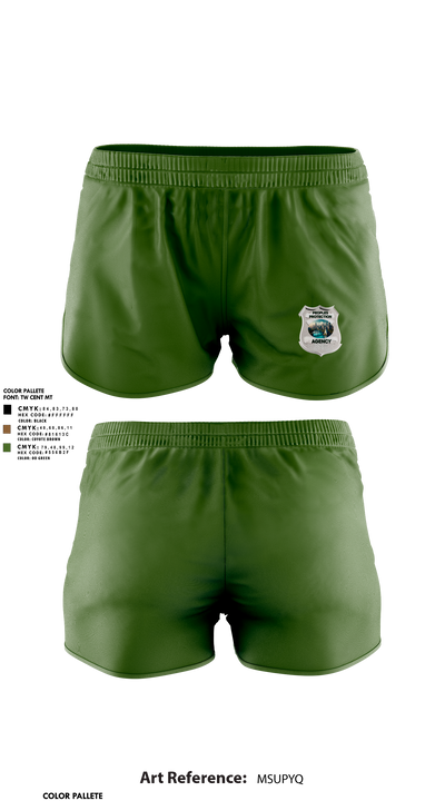 Peoples Protection Agency, LLC 33434129 Women's Shorts - 15