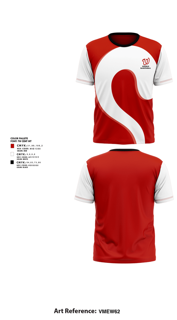 Short Sleeve Performance Shirt, Winfield High School Basketball, Men's Basketball, Teamtime, Team time, sublimation, custom sports apparel, team uniforms, spirit wear, spiritwear, sports uniforms, custom shirts, team store, custom team store, fundraiser sports, apparel fundraiser