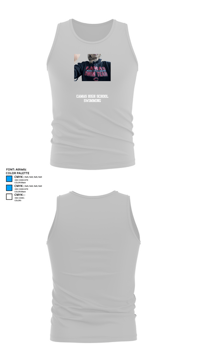 Camas High School Swimming 54044960 Tank Top - 13